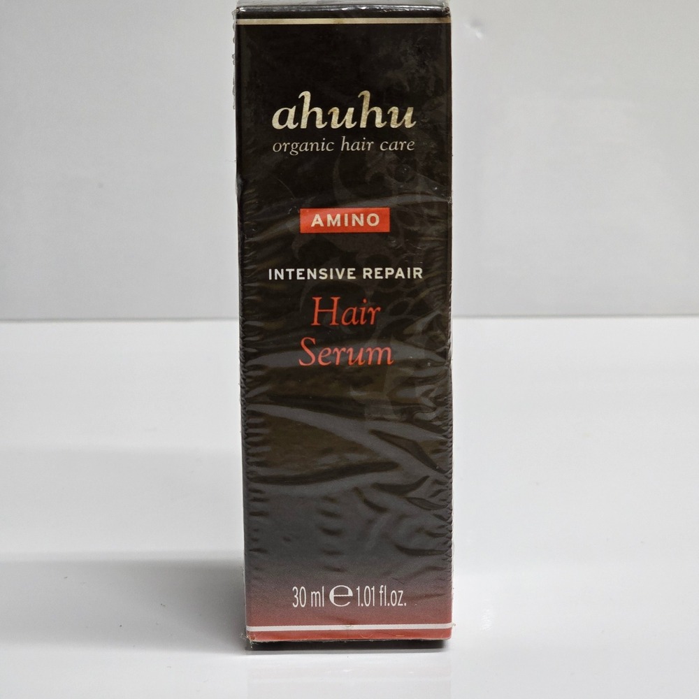 ahuhu Amino Intensive Repair Hair Serum 30ml Organic Hair Care New
